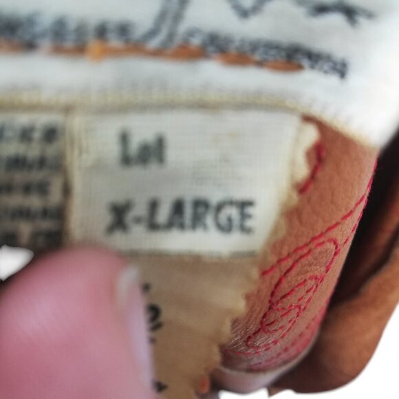 Vintage Suede Embroidered Snap Western Jacket Shirt Size XL Brown Rainbow Collar - Picture 13 of 13